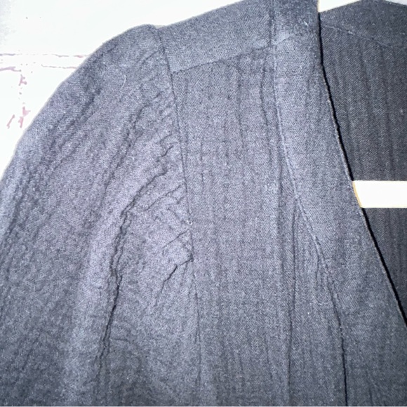 Madewell Lightspun Button Front Tiered Midi Dress size 6 - Picture 4 of 9